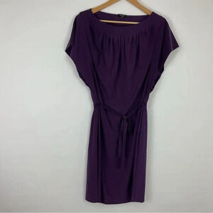 Komarov Cap Sleeve Pleated Dress Size Medium